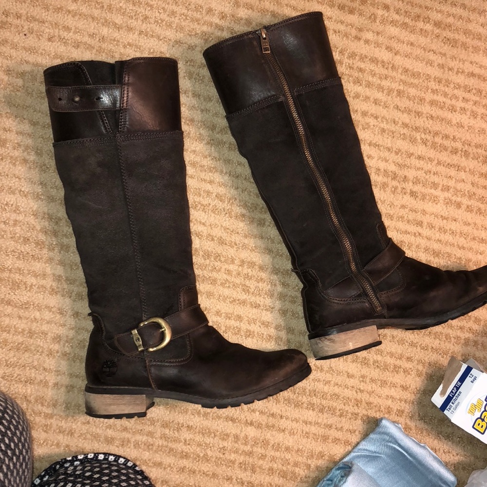 Timberland Brown Tall Knee-High Boots